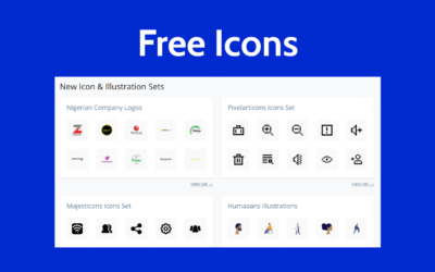 Get 100 000+ Icons and Illustration Sets For Free